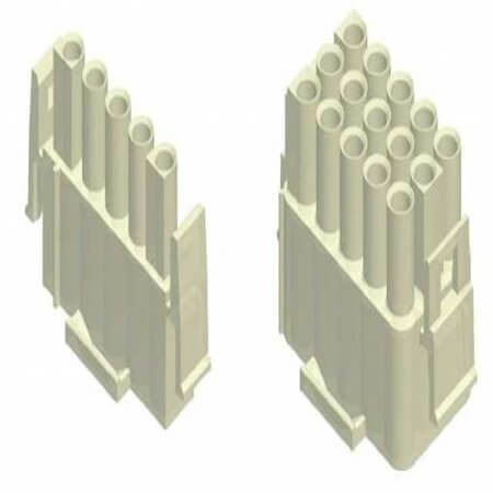 6350H-F104W-L CON.T.B.6.35MM 3PIN FEMALE - 1