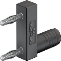 63.9845-21 2 MM CONNECTING PLUG AND BRIDGE BLACK - 1