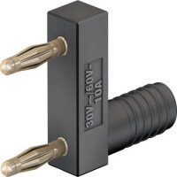 63.9848-21 2 MM CONNECTING PLUG AND BRIDGE BLACK - 1