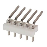 640453-5 CONNECTOR 2.54MM 5P UNSHROUDED PIN HEADER MALE - 1