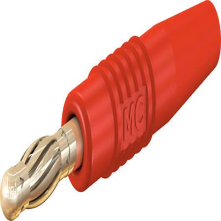 64.1020-22 4 MM PLUG COMPLETE RED - 1