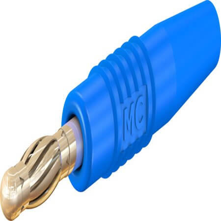 64.1020-23 4 MM PLUG COMPLETE BLUE - 1