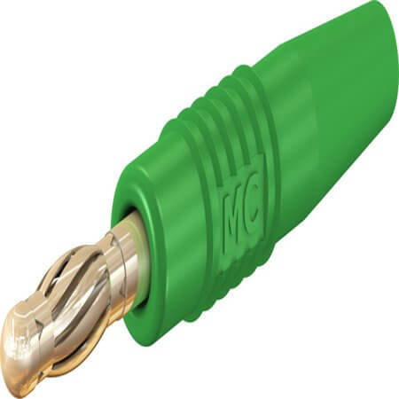 64.1020-25 4 MM PLUG COMPLETE GREEN - 1