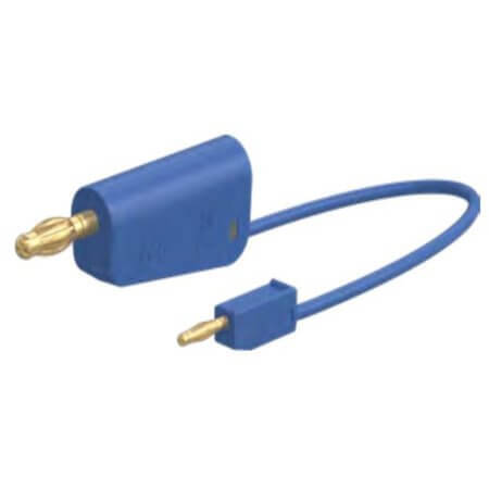 64.1060-03021 4 MM CONNECTING LEAD 30 CM BLACK - 1