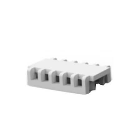 643077-6 CONNECTOR RCPT 6POS 22AWG MTA-100 - 1