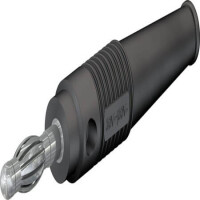 64.9199-21 4 MM IN-LINE PLUG BLACK - 1