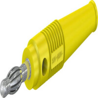 64.9199-24 4 MM IN-LINE PLUG YELLOW - 1