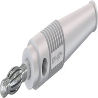 64.9199-29 4 MM IN-LINE PLUG WHITE - 1