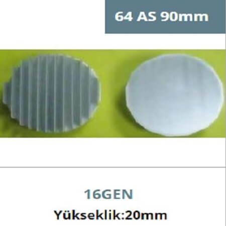 64AS175 AL.SOĞUTUCU ALÜMİNYUM SOĞUTUCU H=20MM G=200MM L=175MM - 1