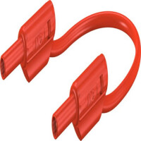 65.9179-10022 2 MM SAFETY TEST LEAD 100 CM RED - 1