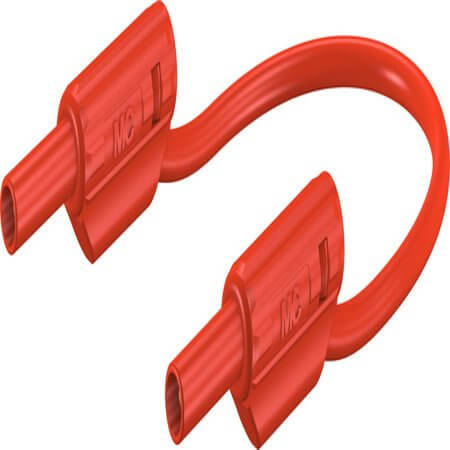 65.9179-10022 2 MM SAFETY TEST LEAD 100 CM RED - 1