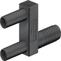 65.9866-21 2 MM CONNECTING PLUG BLACK - 1
