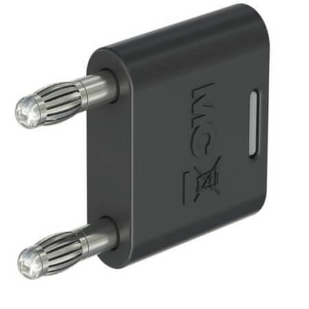 66.4010-21 4 MM CONNECTING PLUG BLACK - 1