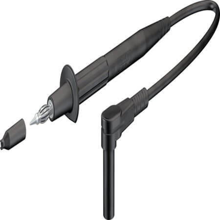 66.9008-15021 4 MM SAFETY TEST LEAD 150 CM BLACK - 1