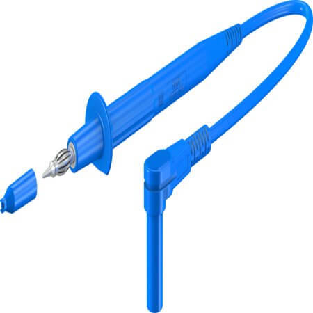 66.9008-15023 4 MM SAFETY TEST LEAD 150 CM BLUE - 1