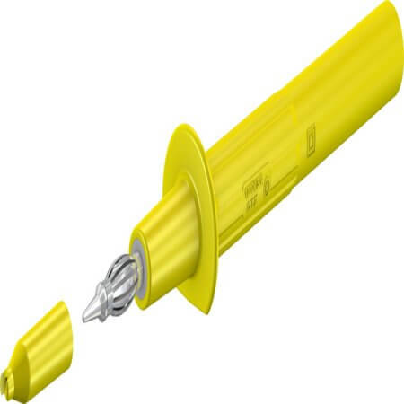 66.9112-24 4 MM SAFETY TEST PROBE YELLOW - 1