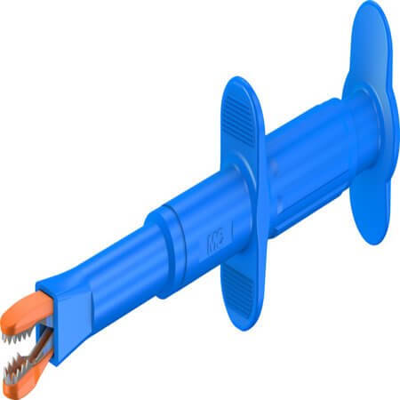 66.9121-23 4 MM TEST CONNECTOR BLUE - 1