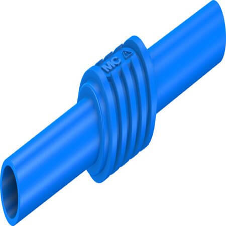 66.9123-23 4 MM INSULATED LEAD COUPLER BLUE - 1
