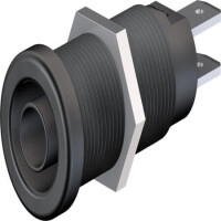 66.9131-21 4 MM PANEL-MOUNT SOCKET BLACK - 1