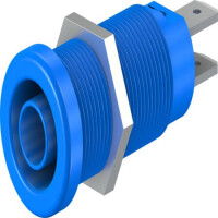 66.9131-23 4 MM PANEL-MOUNT SOCKET BLUE - 1