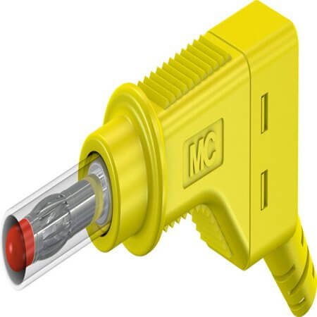 66.9328-24 4 MM STACKABLE PLUG YELLOW - 1