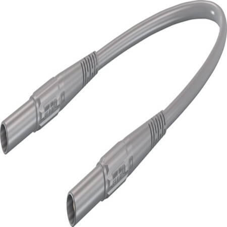 66.9391-10028 4 MM SAFETY TEST LEAD 100 CM GREY - 1