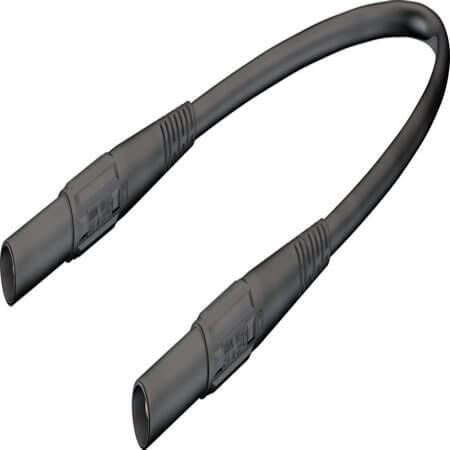 66.9392-10021 4 MM SAFETY TEST LEAD 100 CM BLACK - 1