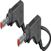 66.9407-20021 4 MM CONNECTING LEAD 200 CM BLACK - 1