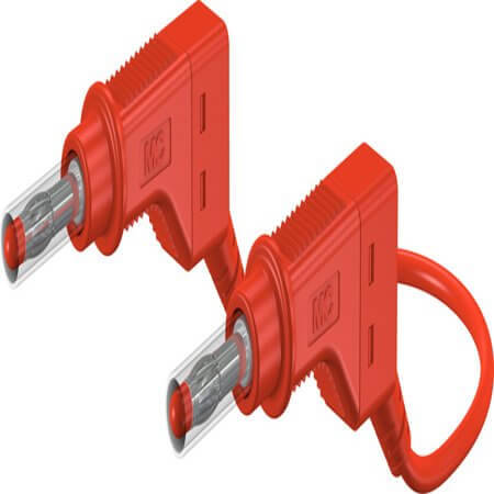 66.9408-20022 4 MM CONNECTING LEAD 200 CM RED - 1