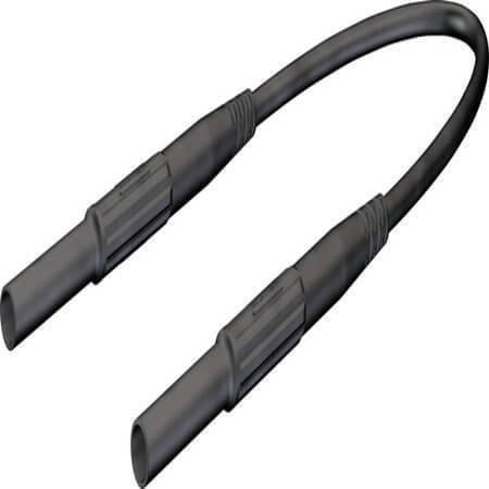 66.9425-15021 4 MM SAFETY TEST LEAD 150 CM BLACK - 1