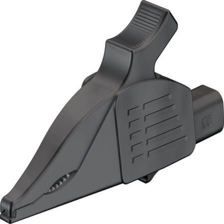 66.9561-21 4 MM TEST CLIP DOLPHIN BLACK - 1
