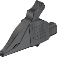 66.9575-21 4 MM TEST CLIP DOLPHIN BLACK - 1