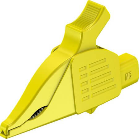 66.9575-24 4 MM TEST CLIP DOLPHIN YELLOW - 1