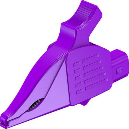 66.9575-26 4 MM TEST CLIP DOLPHIN VIOLET - 1