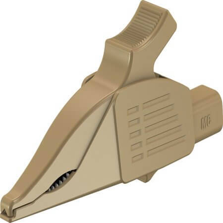 66.9575-27 4 MM TEST CLIP DOLPHIN BROWN - 1