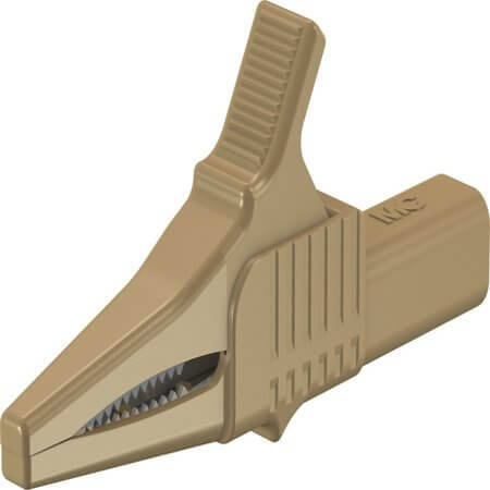 66.9755-27 4 MM SAFETY TEST CLIP BROWN - 1