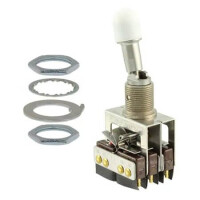 66AT22-3D SWITCH TOGGLE 6PDT 7A 115V - 1