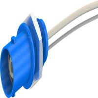67.9765-23 BNC-SAFETY PANEL-MOUNT SOCKET BLUE - 1