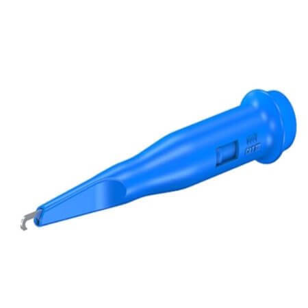 68.9369-23 PUSH ON HOOK CLIP BLUE - 1