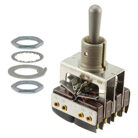 68AT22-7 SWITCH TOGGLE 8PDT 7A 115V - 1