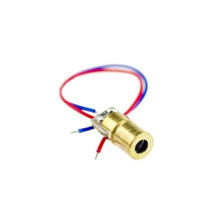 6mm Size 650nm 5mw Laser Head Copper Pointer Sight - 1