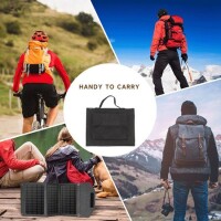 6V 18W Monocrystalline Solar Outdoor Charging Folding Bag - 6