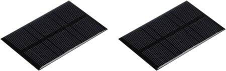 6V 1W Monocrystalline Drop Solar Panel Size:110x60mm - 1