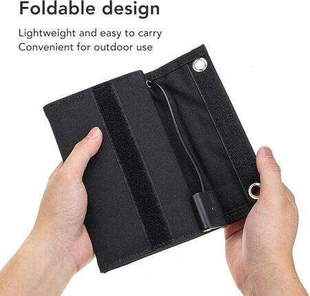 6V 24W Monocrystalline Solar Outdoor Charging Folding Bag - 2