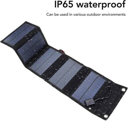 6V 24W Monocrystalline Solar Outdoor Charging Folding Bag - 4