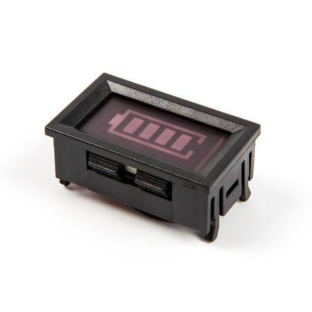 6V Two Wire Digital Display Electric Quantity Meter Battery Level Indicator - 9