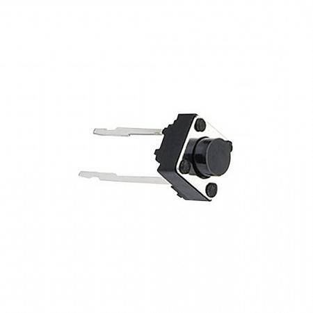 6x6x5mm 2 Pin Basmalı Düğme Anahtarı Uzun Bacak Bant Kancası - 1