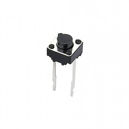 6x6x5mm 2 Pin Tactile Push Button Switch Long Leg Band Hook - 2