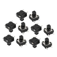6x6x7.3mm Tactile Push Button Switch Square - 1