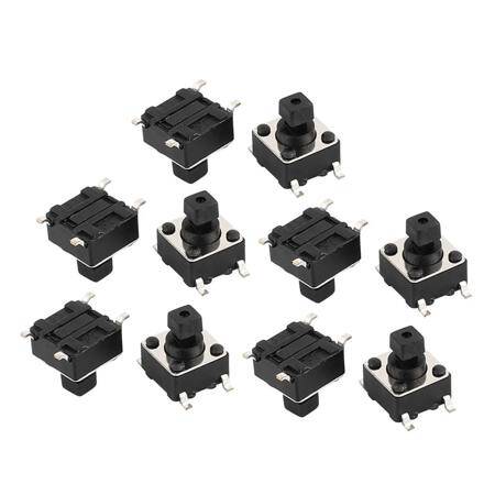 6x6x7.3mm Tactile Push Button Switch Square - 1